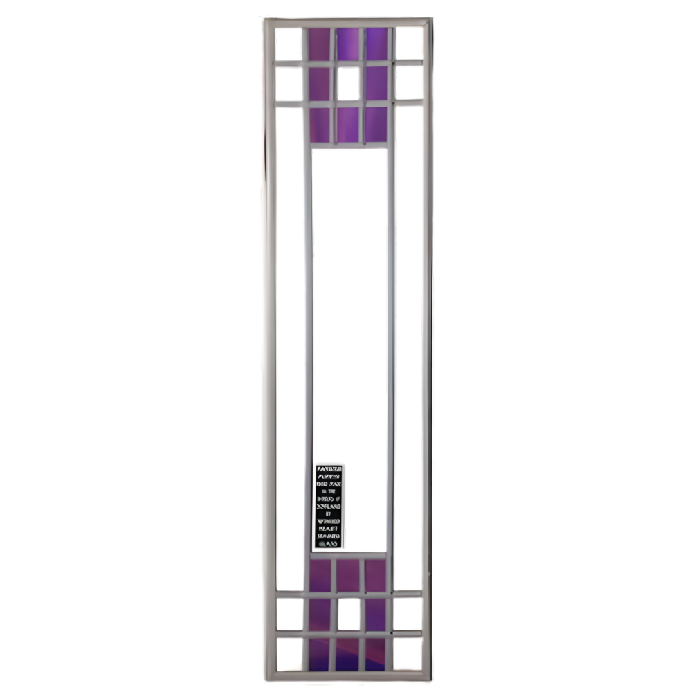 Mackintosh Squares Mirror: Purple