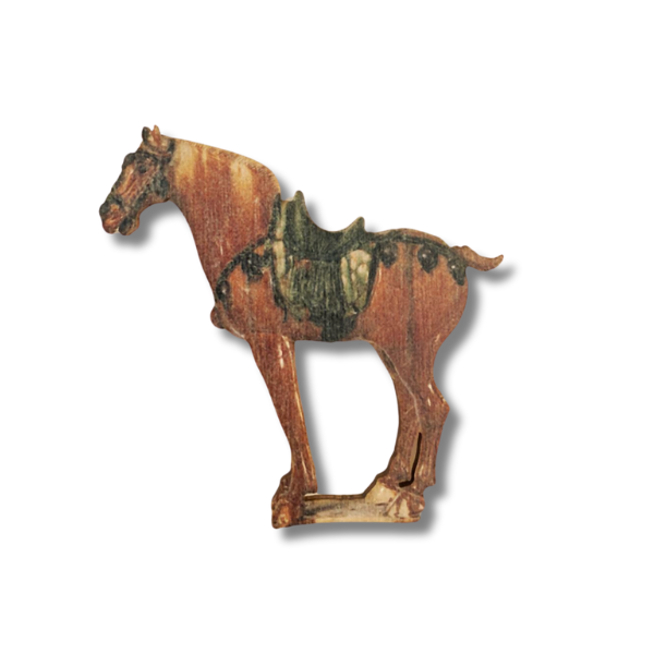 Tang Horse Wooden Magnet