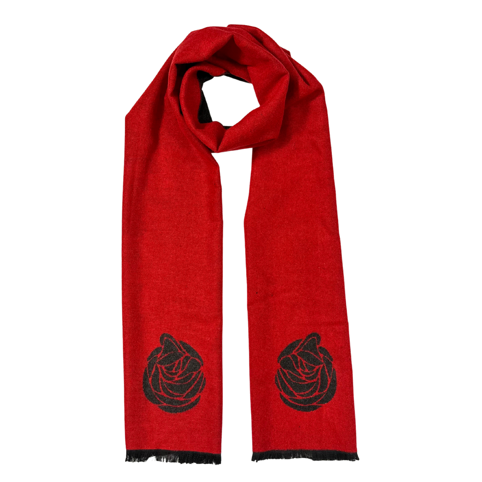 Mackintosh Inspired Two Tone Rose Scarf