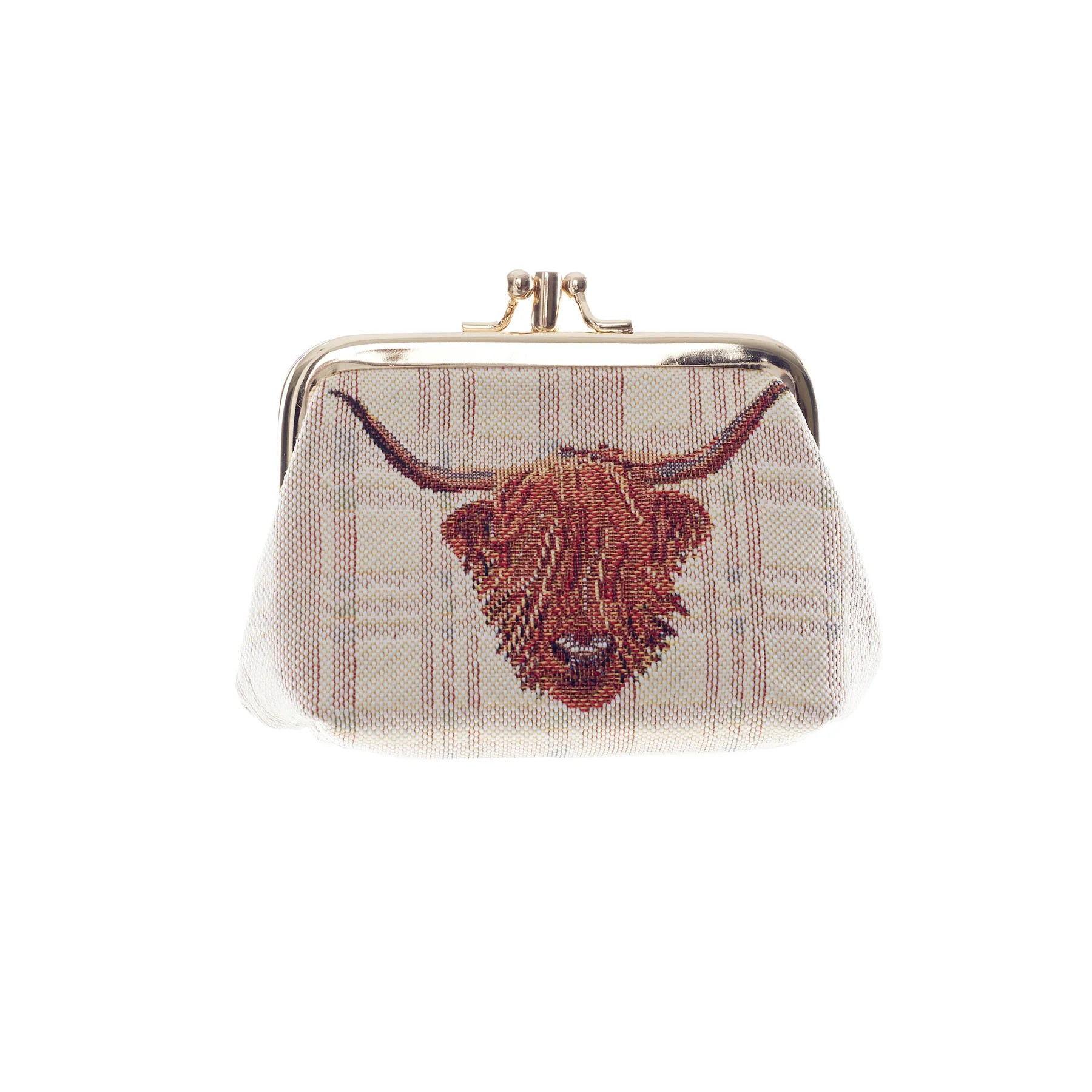 Highland Cow Frame Purse