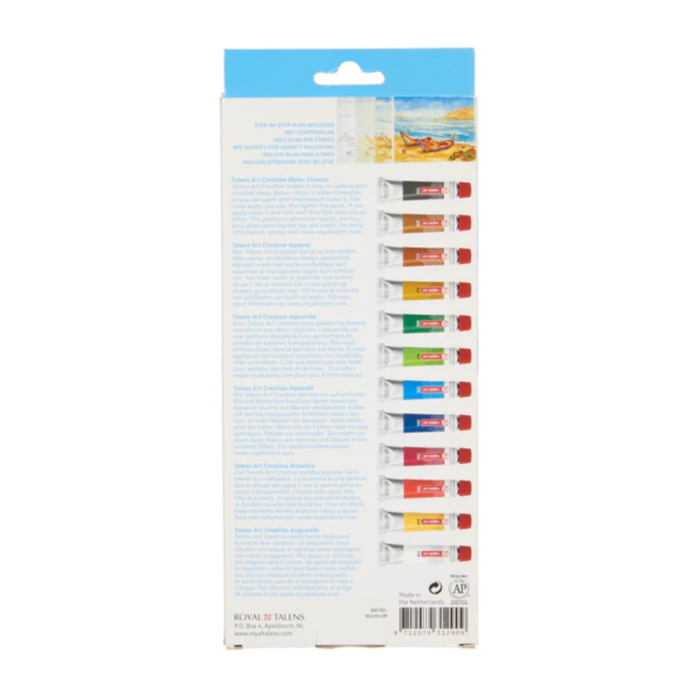 Talens Art Creation Watercolour Set - 12 x 12 ml