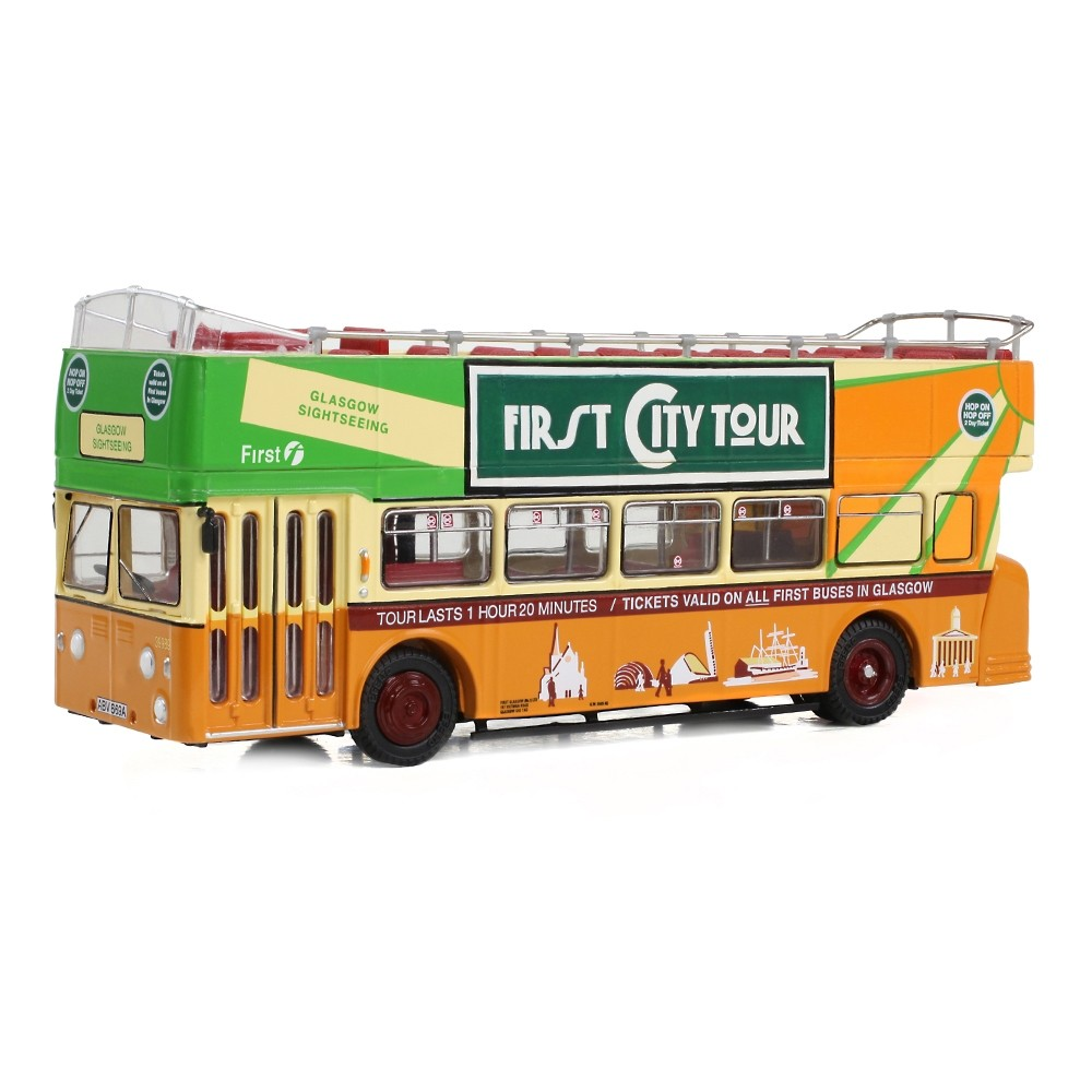 Diecast Leyland Atlantean Open Top First Glasgow - 1:76 Scale