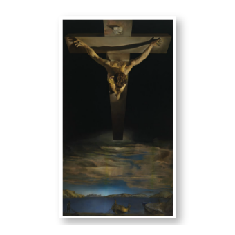 Salvador Dali: Christ of St John of the Cross Prayer card
