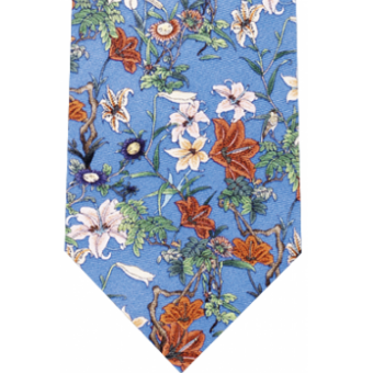 Japanese Lily Silk Tie