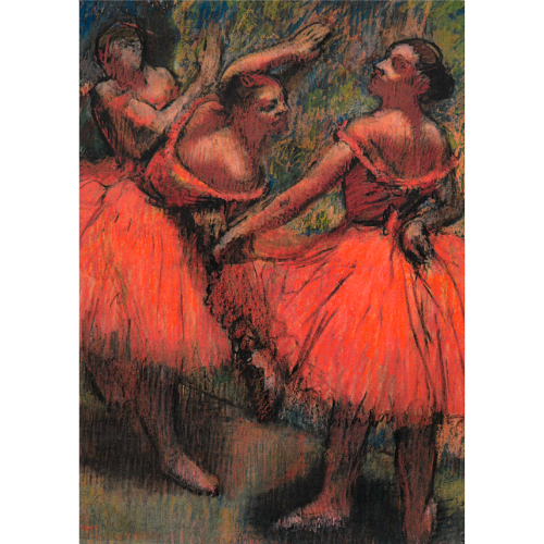 The Red Ballet Skirts Postcard