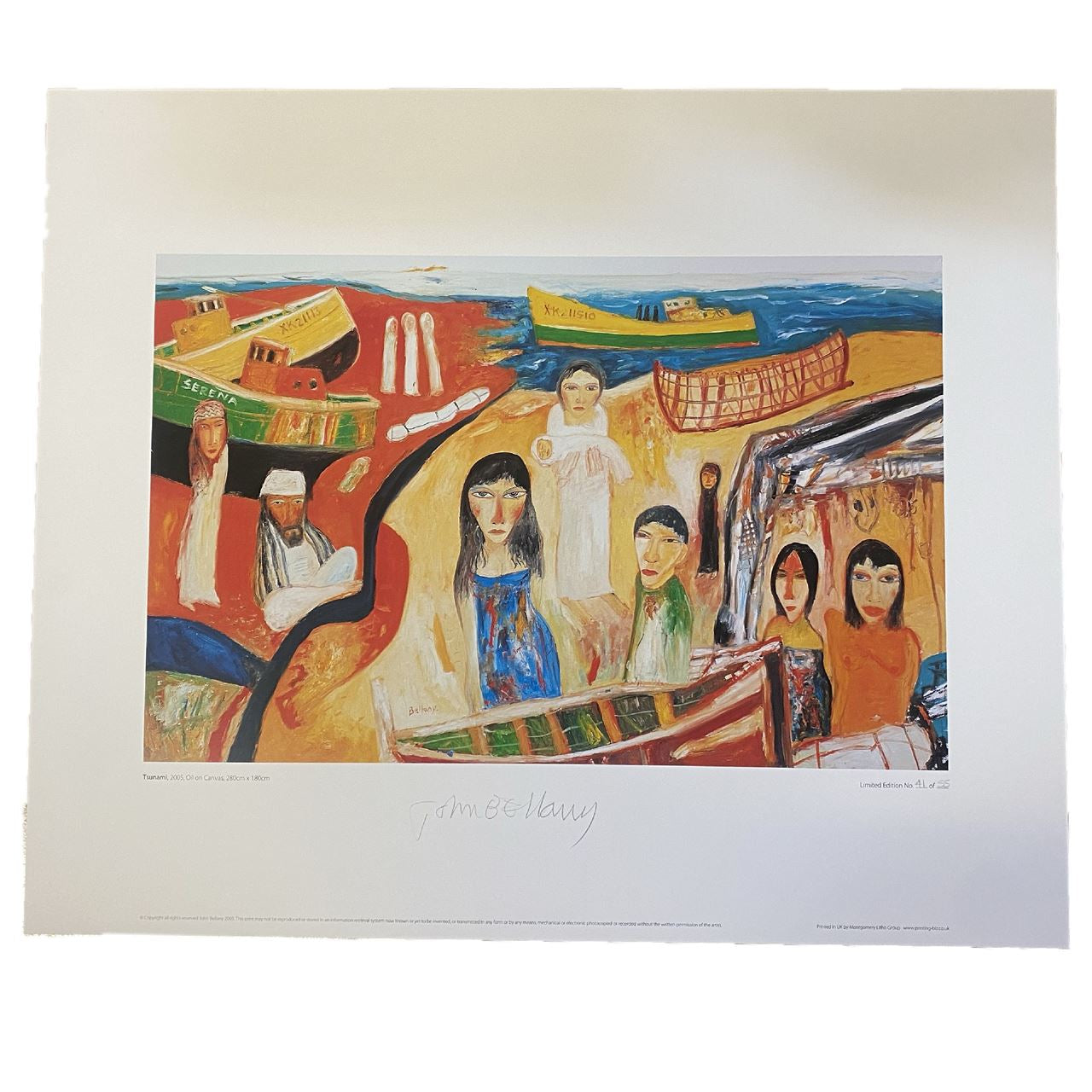 John Bellany Limited Edition Print - The Chinese Garden