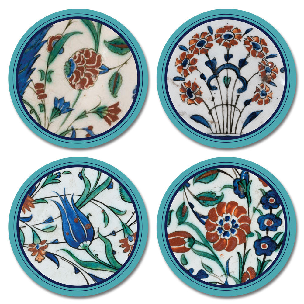 Set of 4 Iznik Coasters
