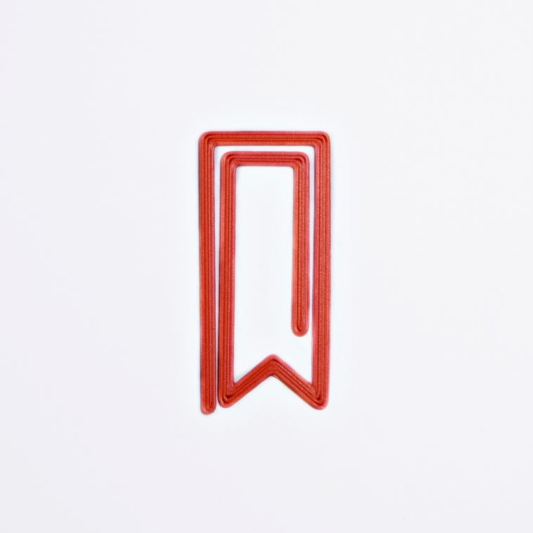 Ribbon Bookmark - Coral