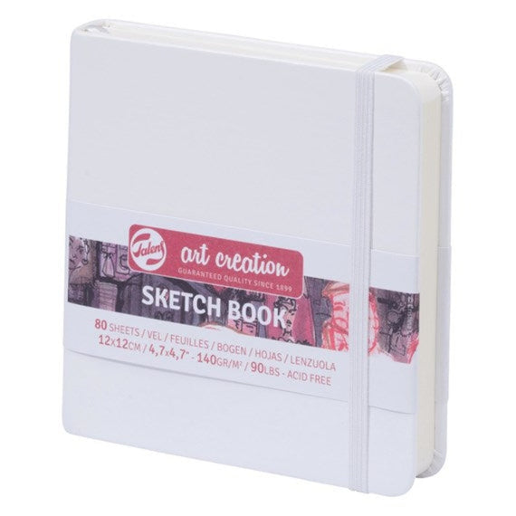 12x12cm Sketch Book - White