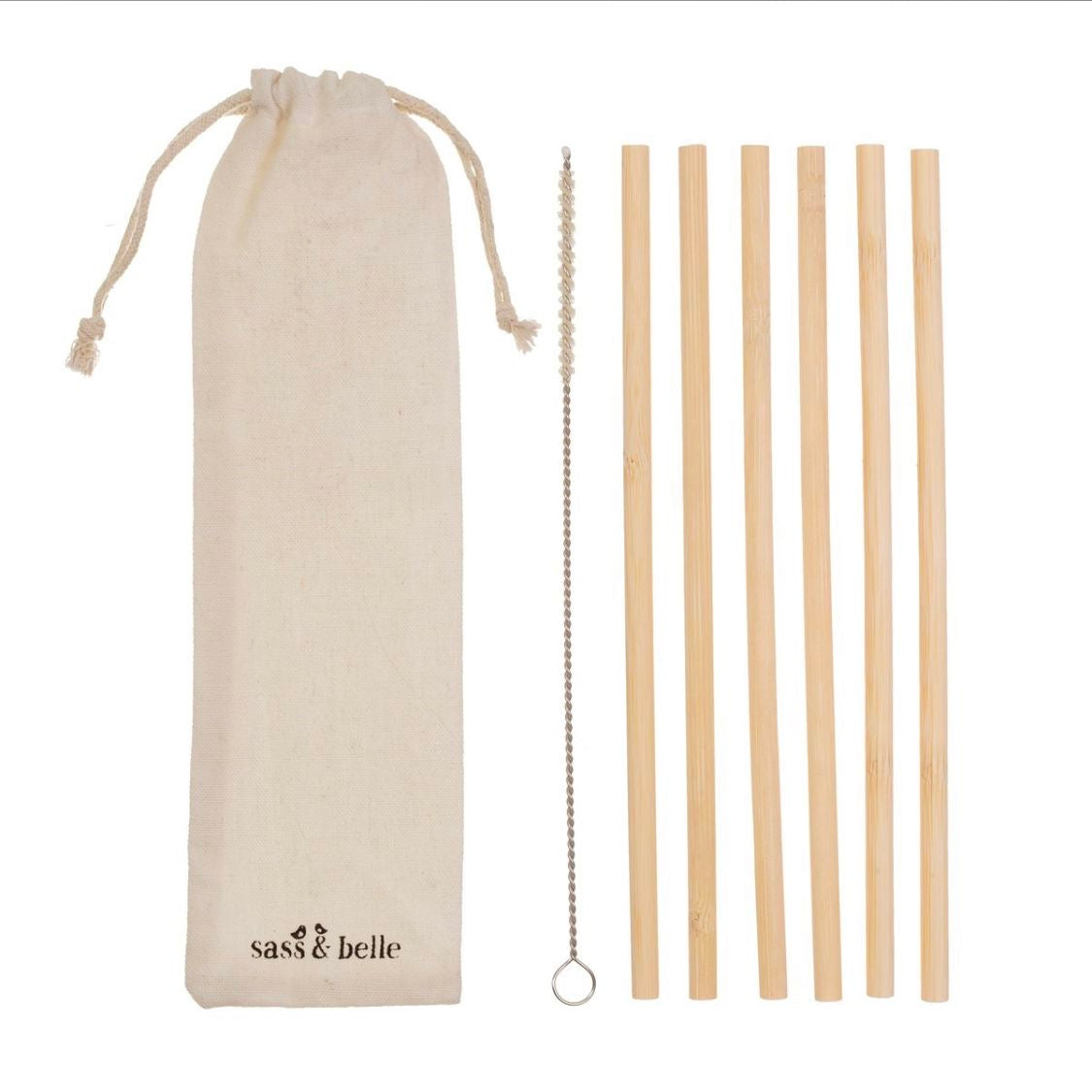 Bamboo Straw Set