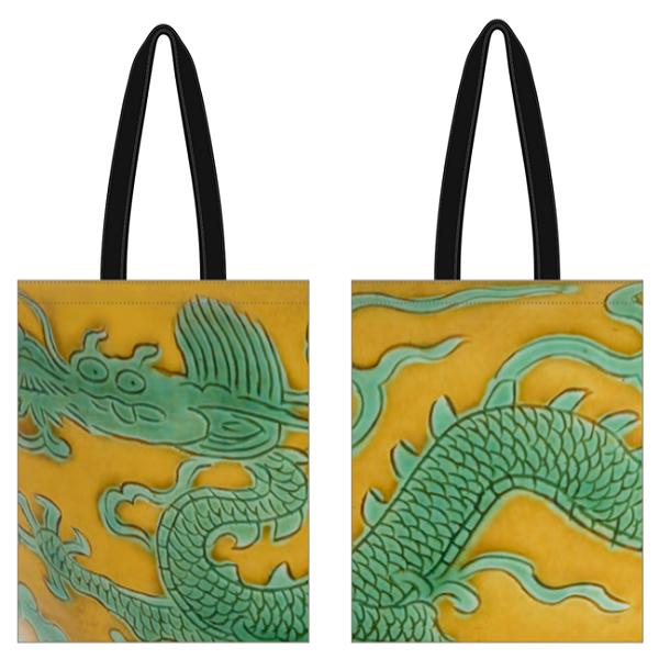 Ming Dragon Tote-Bag