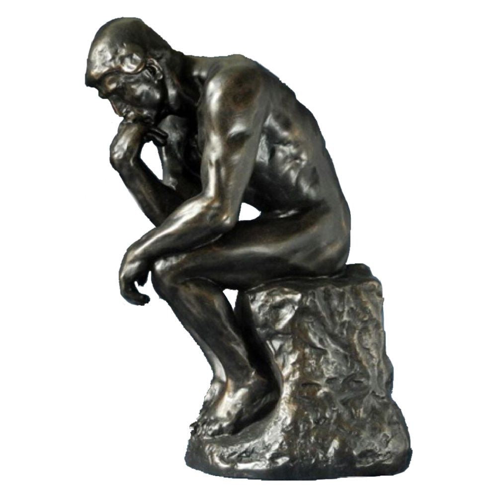 August Rodin: The Thinker Statue 36cm
