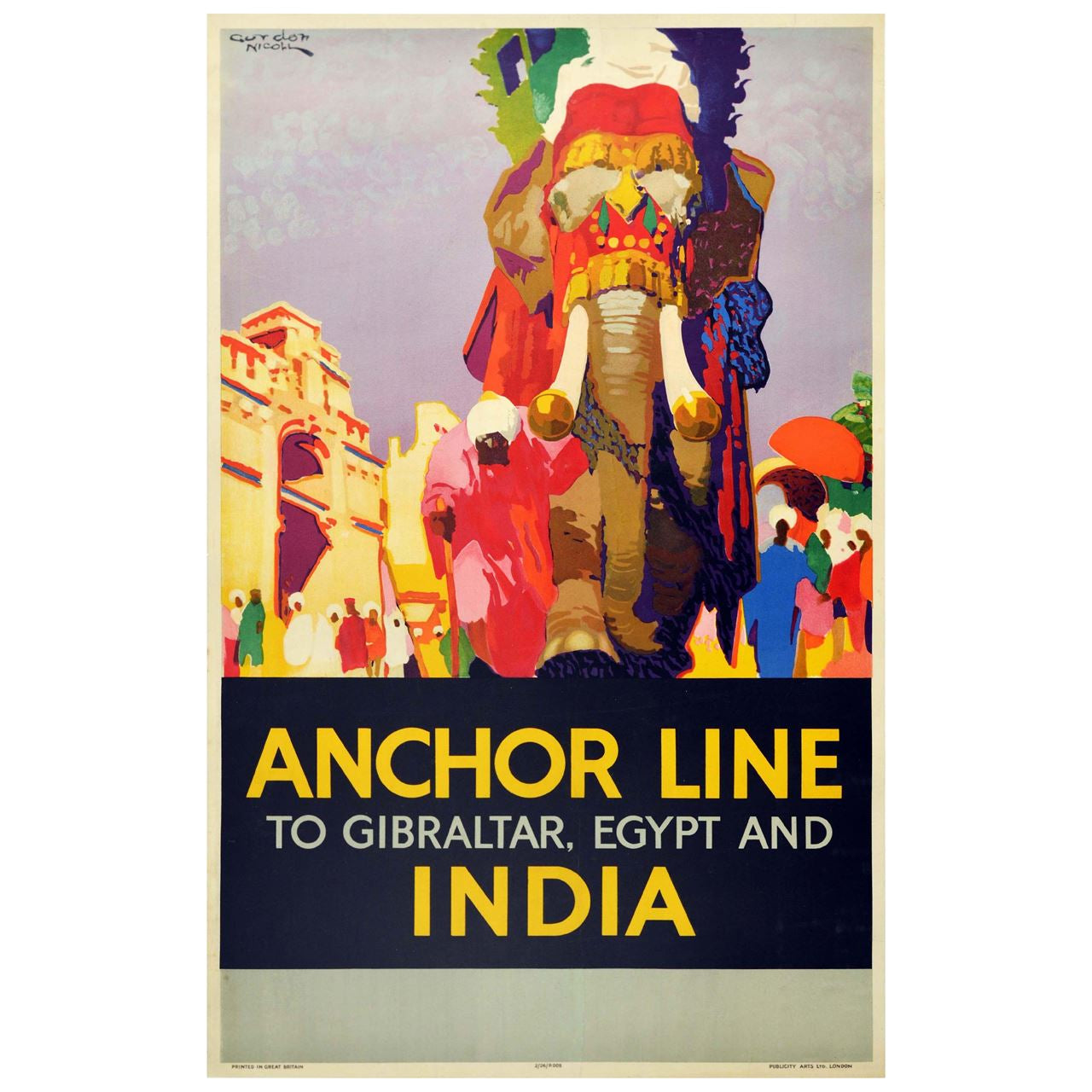 Anchor Line: To Gibraltar, Egypt & India