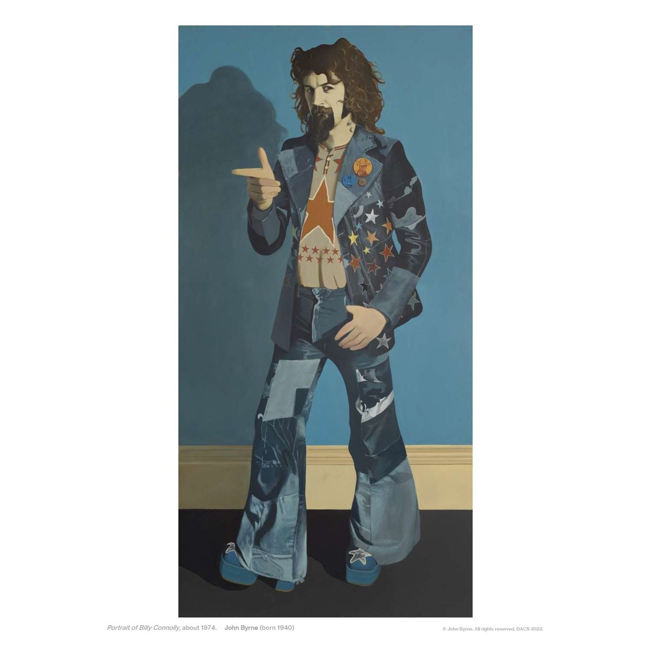 John Byrne: Portrait of Billy Connolly Hand Signed Limited Edition Print