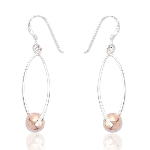 Xanthe Rose Gold Drop Earrings