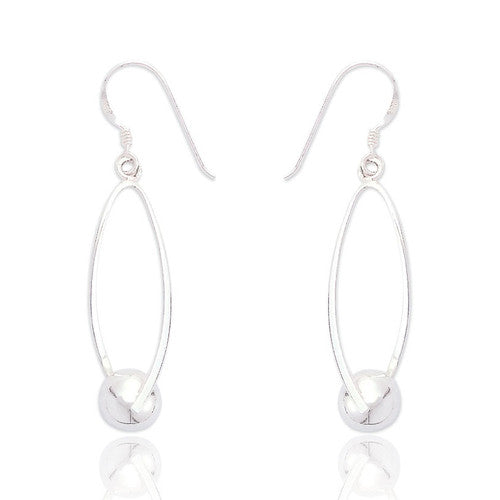 Xanthe Silver Drop Earrings