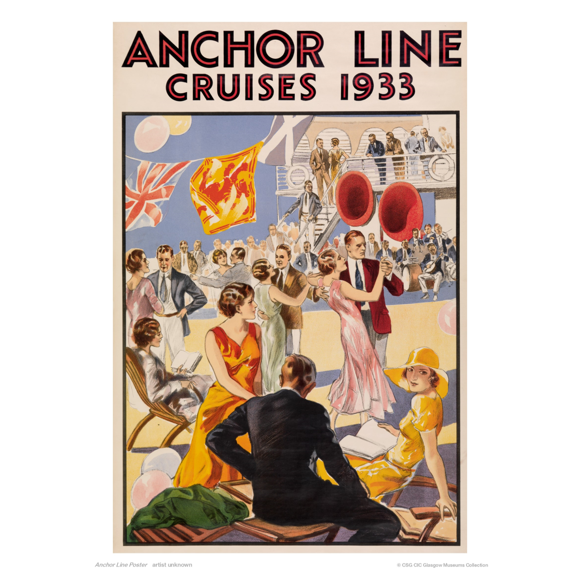 Anchor Line Cruises 1933 30x40cm Print