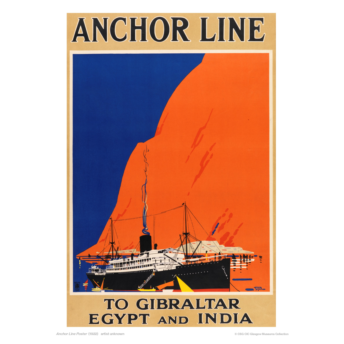 Anchor Line: To Gibraltar, Egypt & India