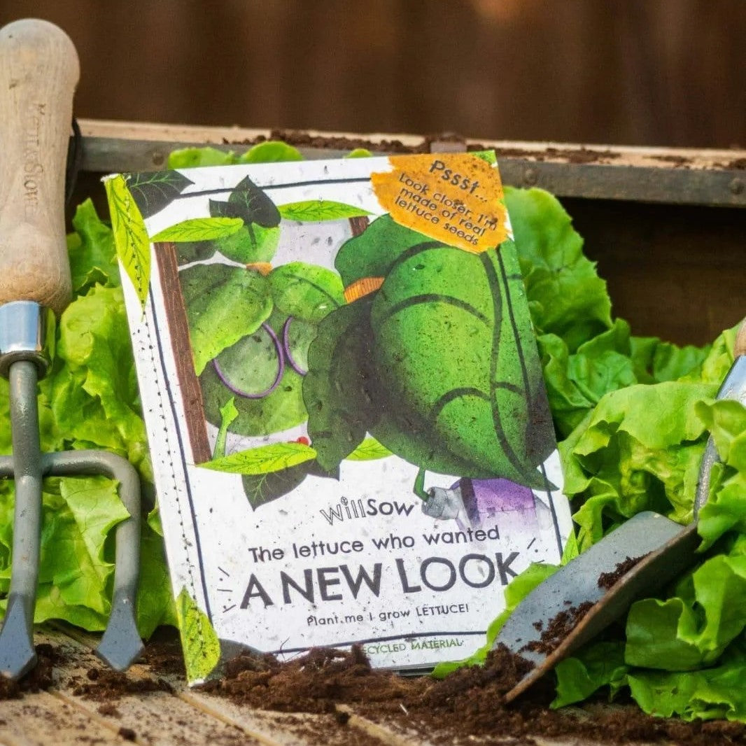 The Plantable Children's Book: The Lettuce Who Wanted A New Look