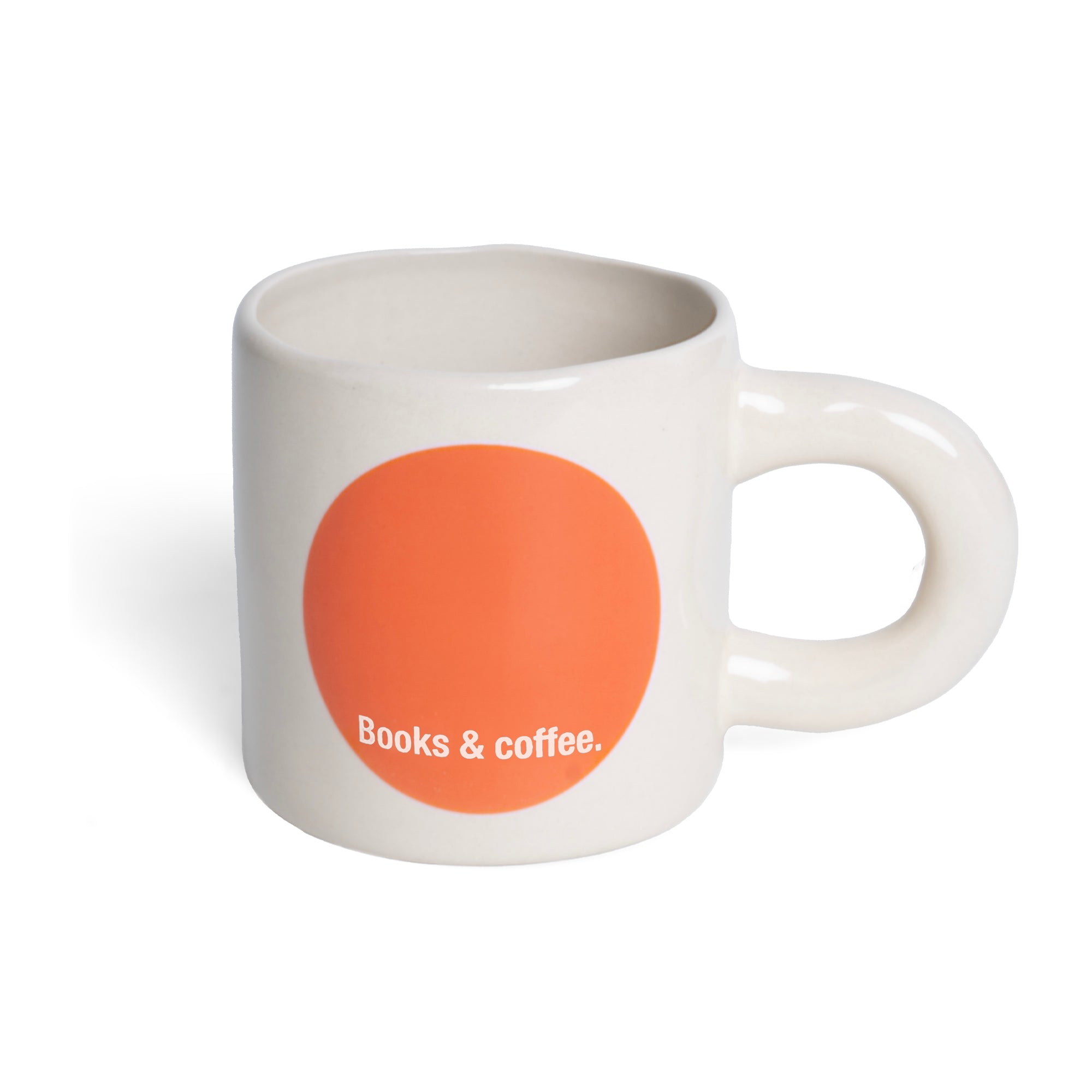 Books & Coffee Mug - Red