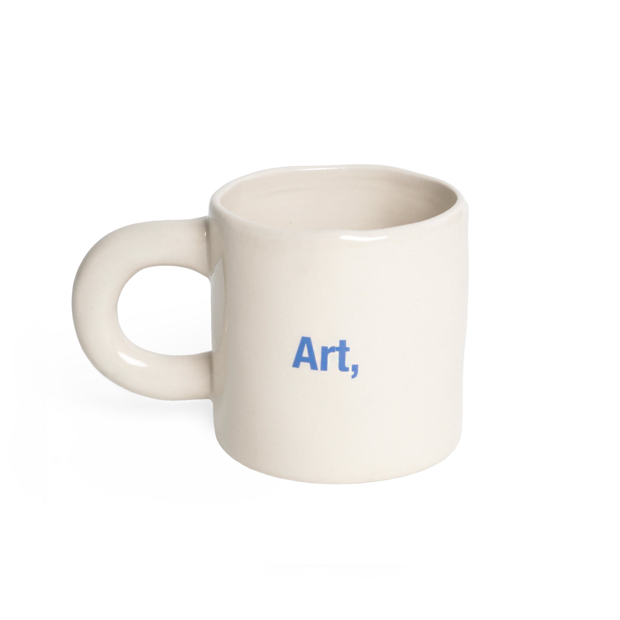 Books & Coffee Mug - Blue