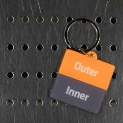Glasgow Subway Inner/Outer Keyring