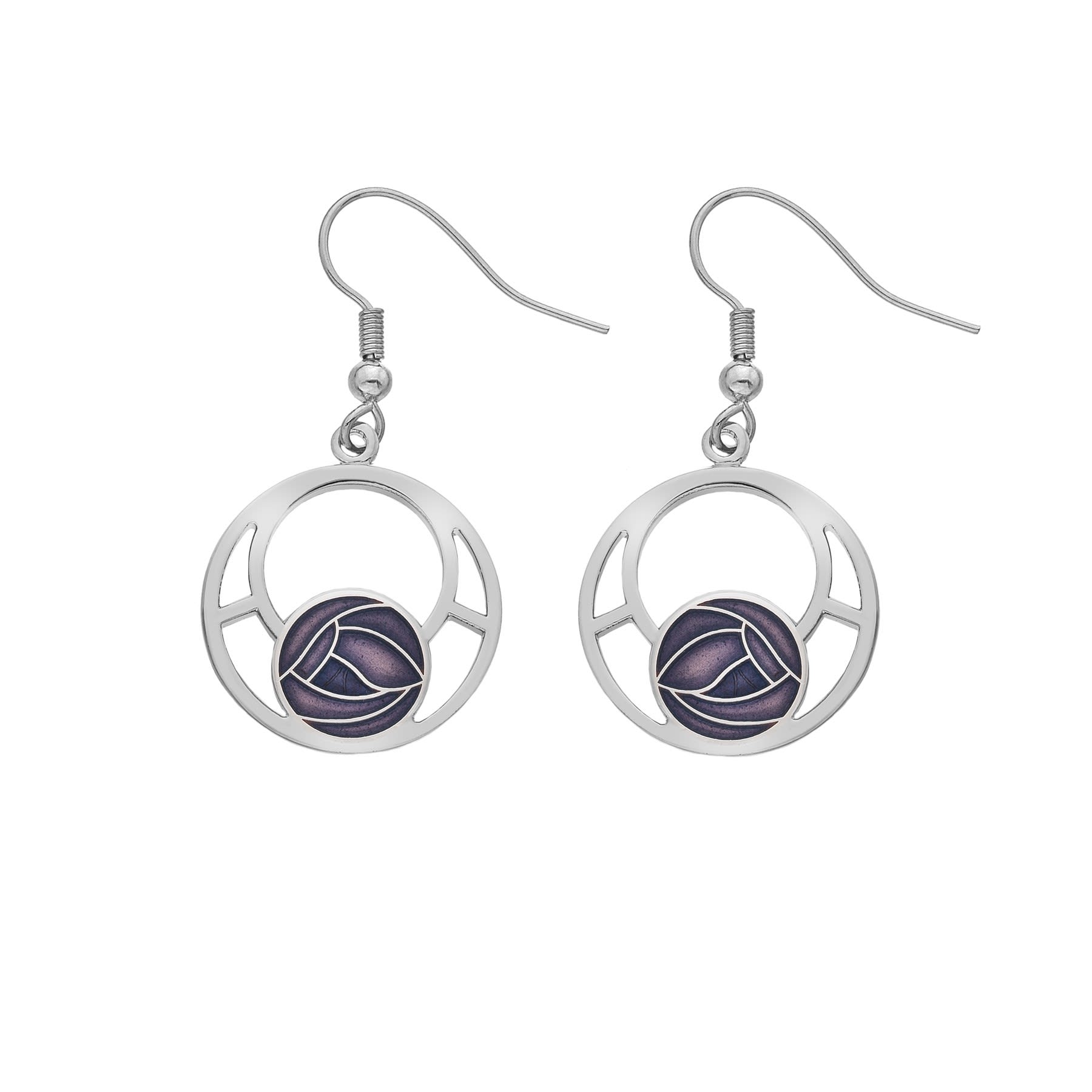 Mackintosh Cut Out Rose Earrings