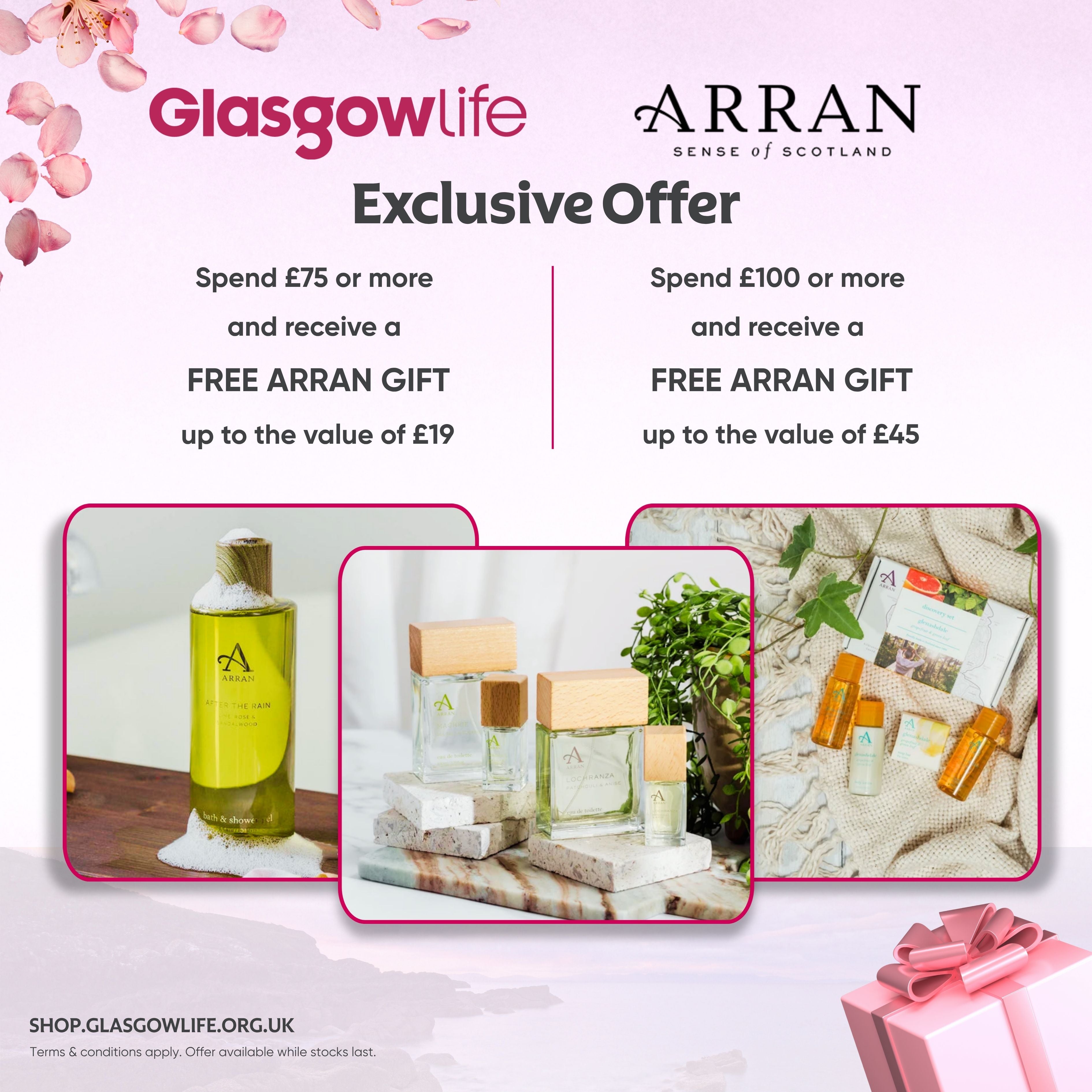 FREE ARRAN GIFT – Spend £100+