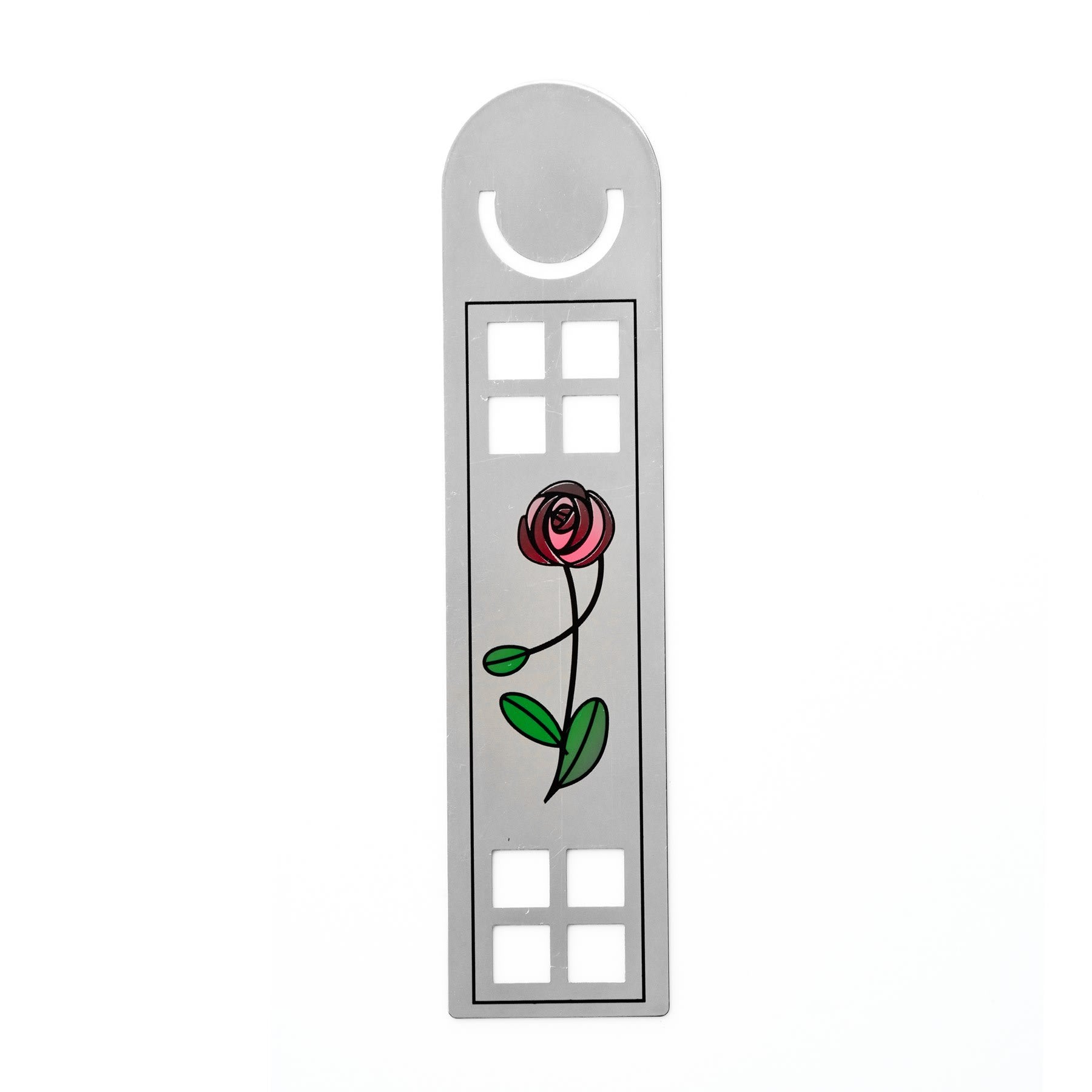 Mackintosh Rose & Lattice Bookmark