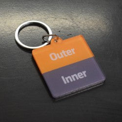 Glasgow Subway Inner/Outer Keyring