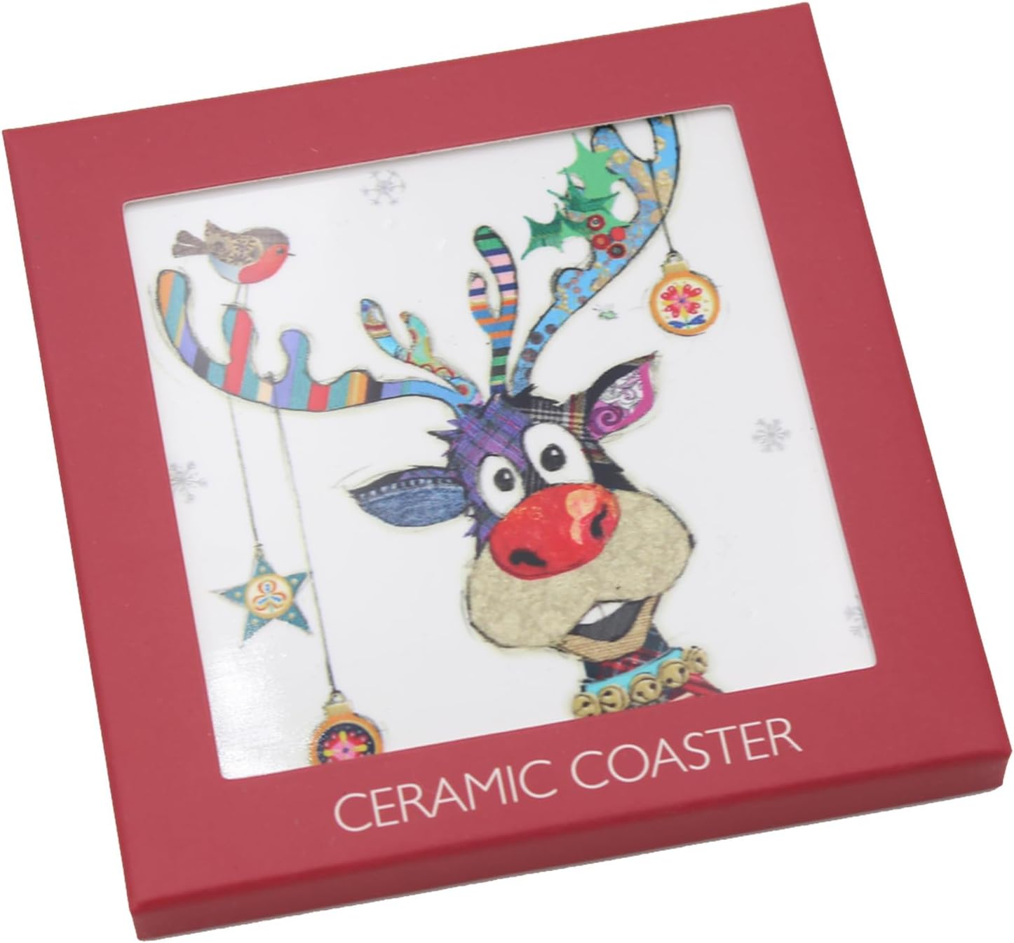 Rudolph Ceramic Coaster