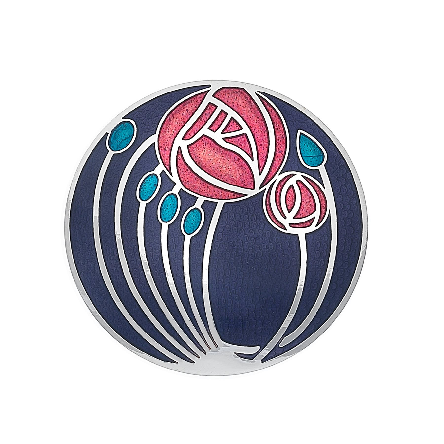 Mackintosh Roses & Buds Brooch