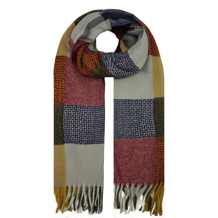 Vibrant Colourful Square Print Scarf