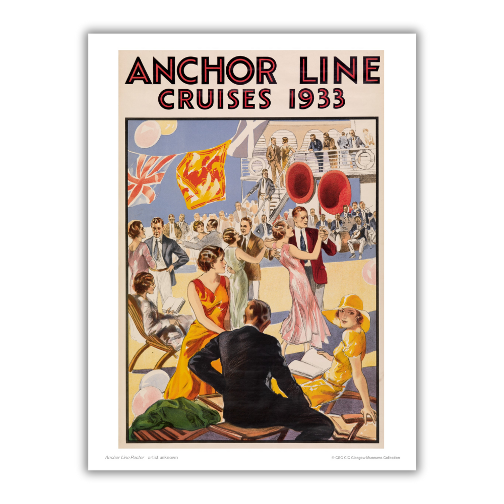 Anchor Line: Cruises 1933 Print