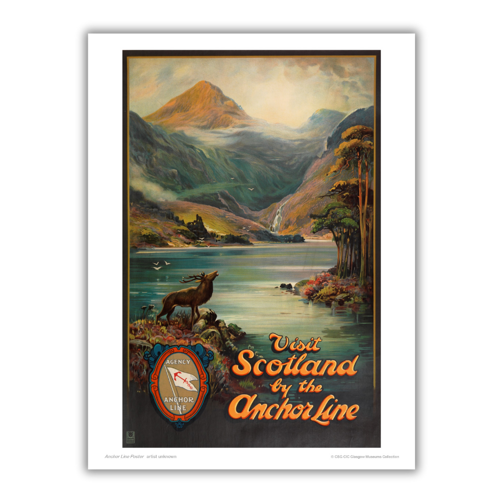 Anchor Line: Visit Scotland Print