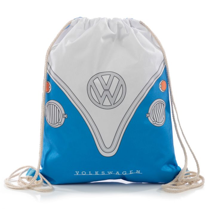 Volkswagen VW T1 Drawstring Bag - Blue