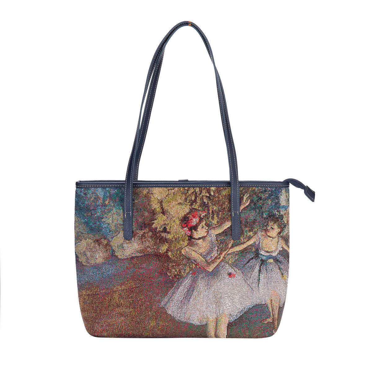 Degas: Two Dancers on a Stage Tapestry Tote Bag