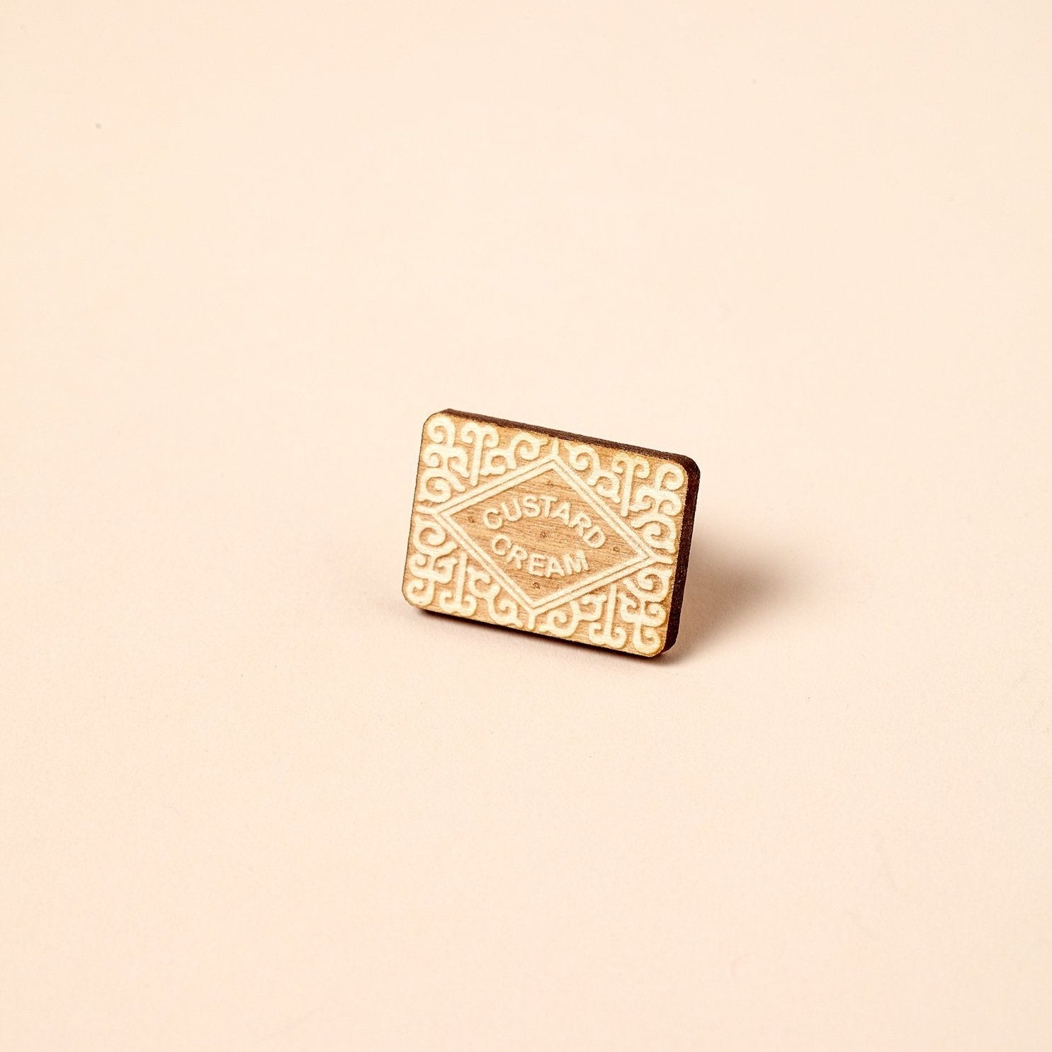 Custard Cream Pin