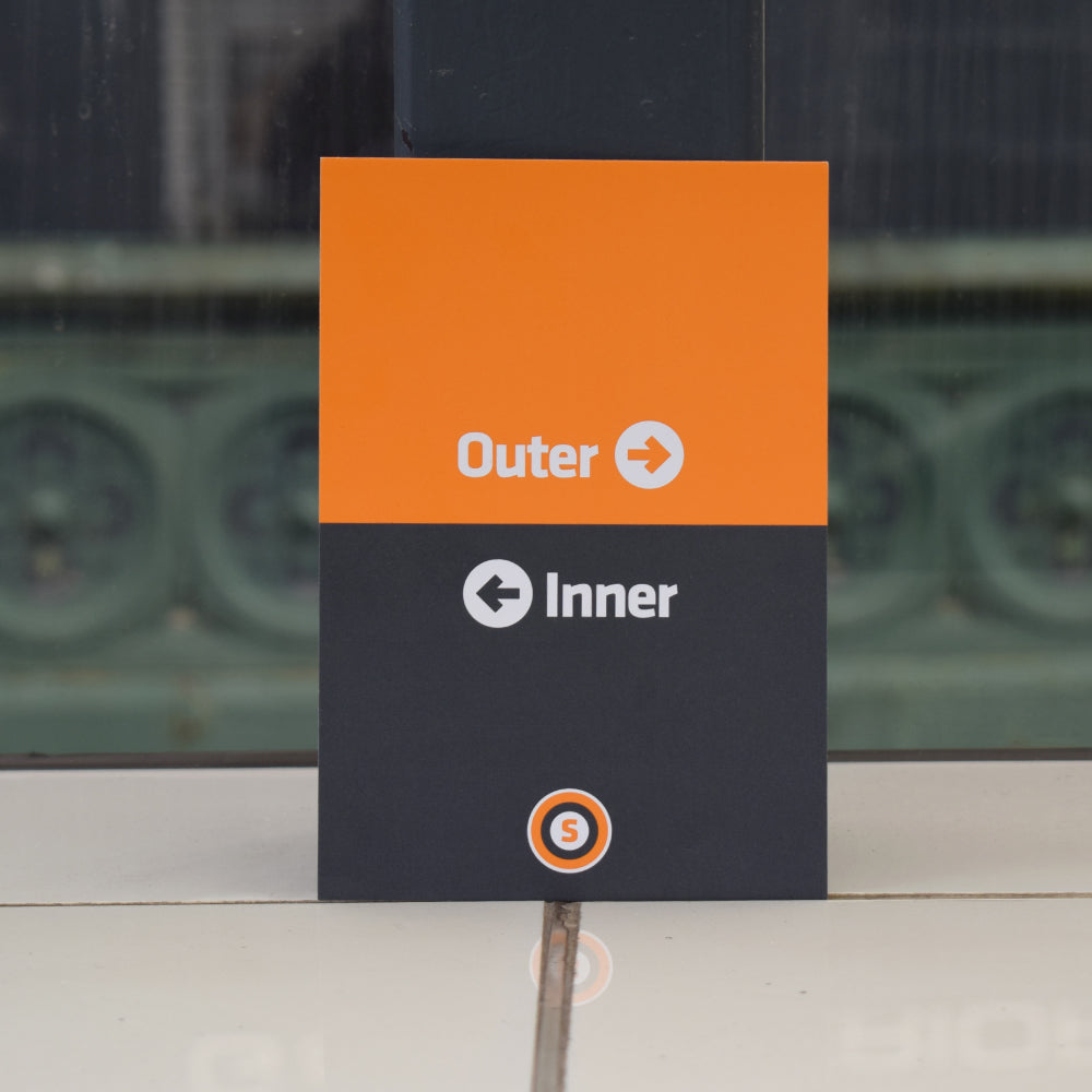 Glasgow Subway Inner Outer Postcard