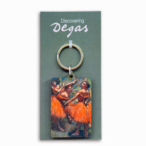 Degas: The Red Ballet Skirts Keyring