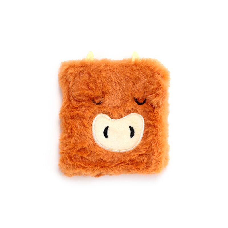 Highland Coo Plush Notebook with Pouch & Mini Notebook