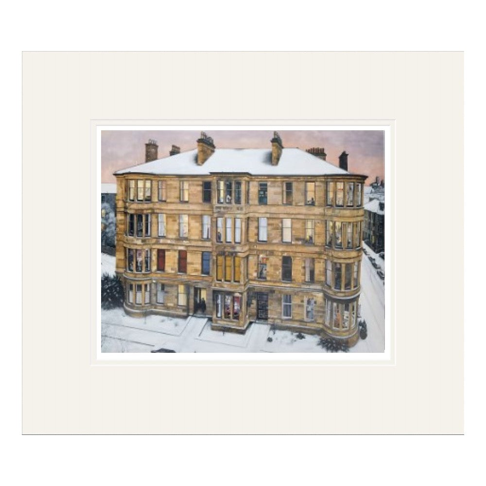 Avril Paton: Windows in the West Large Mounted Print | Glasgow Life Shop