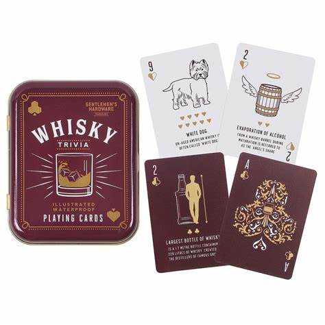 Whisky Trivia Playing Cards