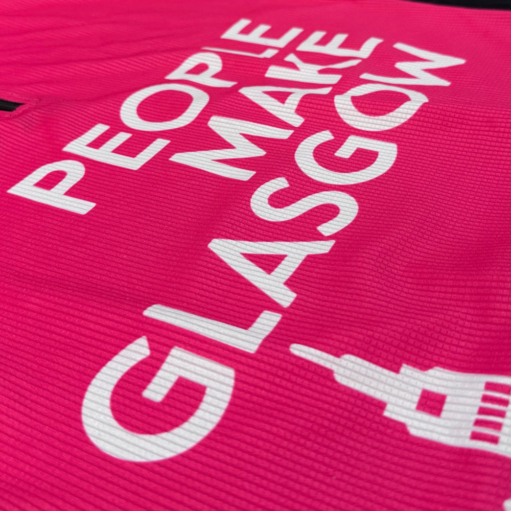 People Make Glasgow Cycle Jersey - Pink