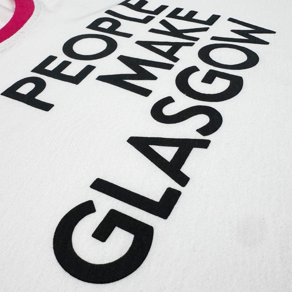 People Make Glasgow Fitted Ringer T-Shirt