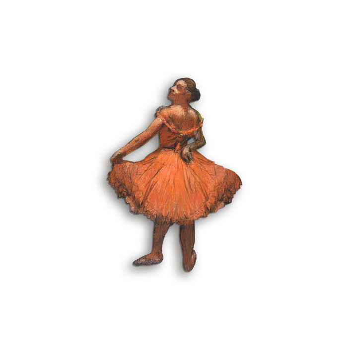 Degas: The Red Ballet Skirts Brooch