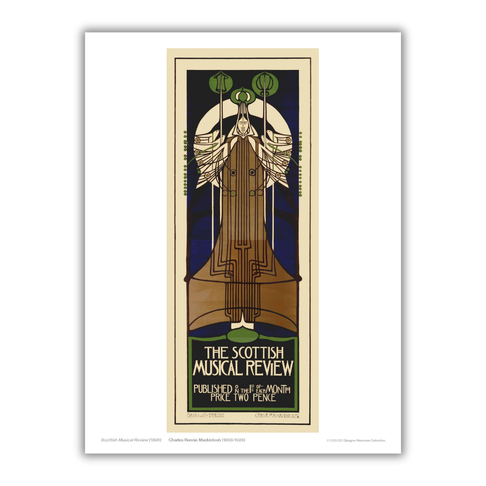 Charles Rennie Mackintosh: Scottish Musical Review Print