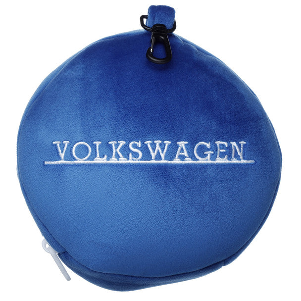 Volkswagen VW T1 Camper Travel Pillow & Face Mask - Blue