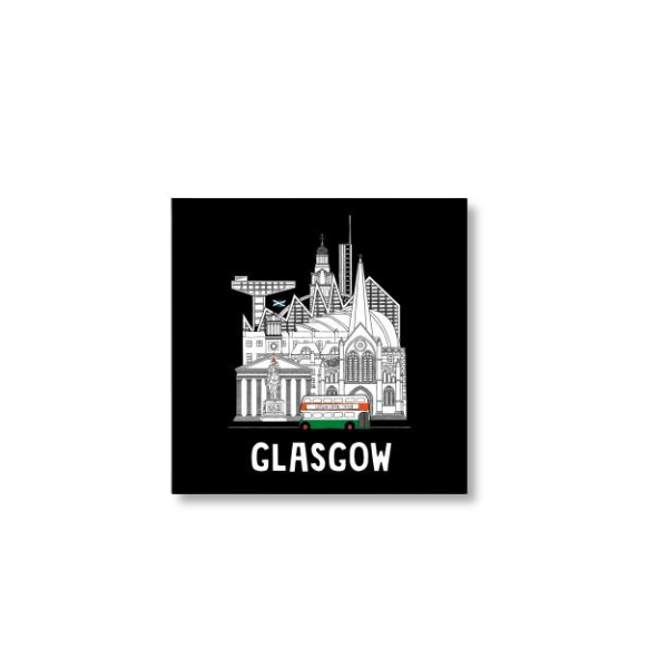 Big City Glasgow - 3D Epoxy Magnet