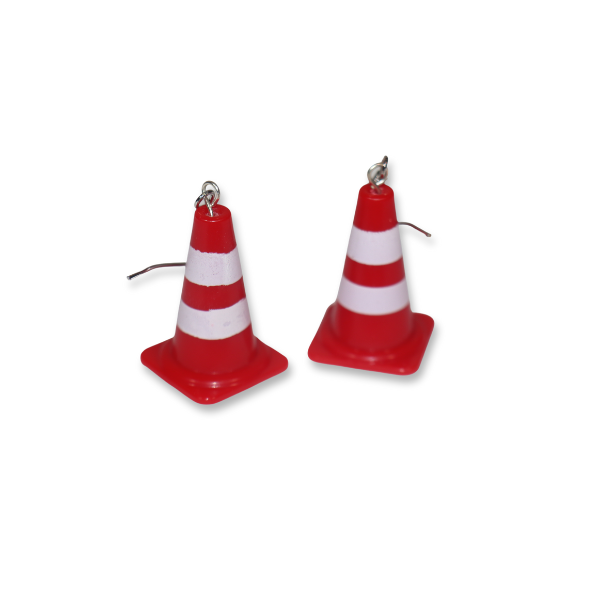 Traffic Cone Earrings